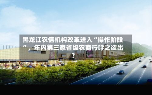 黑龙江农信机构改革进入“操作阶段”，年内第三家省级农商行呼之欲出？-第3张图片