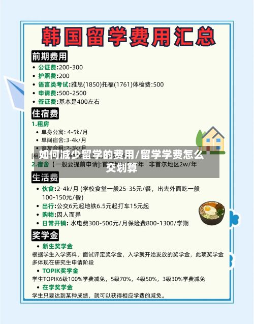如何减少留学的费用/留学学费怎么交划算-第2张图片