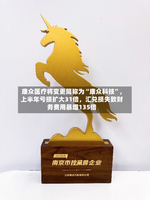康众医疗将变更简称为“康众科技	”，上半年亏损扩大31倍，汇兑损失致财务费用暴增135倍-第2张图片