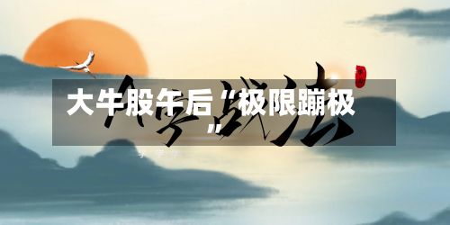 大牛股午后“极限蹦极”-第3张图片