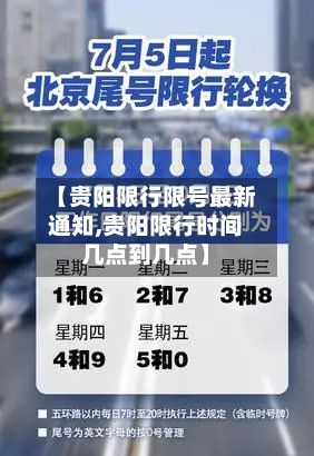 【贵阳限行限号最新通知,贵阳限行时间几点到几点】-第3张图片