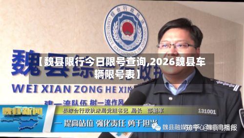 【魏县限行今日限号查询,2026魏县车辆限号表】