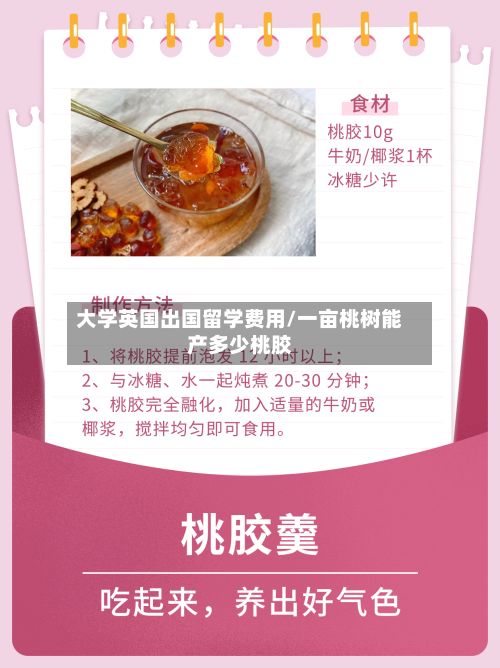 大学英国出国留学费用/一亩桃树能产多少桃胶