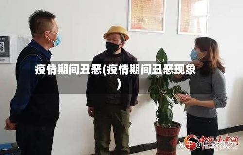 疫情期间丑恶(疫情期间丑恶现象)