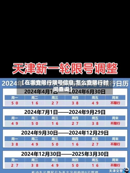 【在哪查限行限号信息,怎么查限行时间查询】