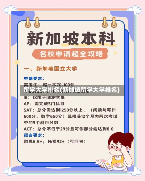 留学大学排名(新加坡留学大学排名)